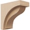 Ekena Millwork 5"W x 10"D x 10"H Classic Helena Rough Cedar Woodgrain TimberThane Corbel, Primed Tan CORUR05X10X10HELRCPR - alternate 1